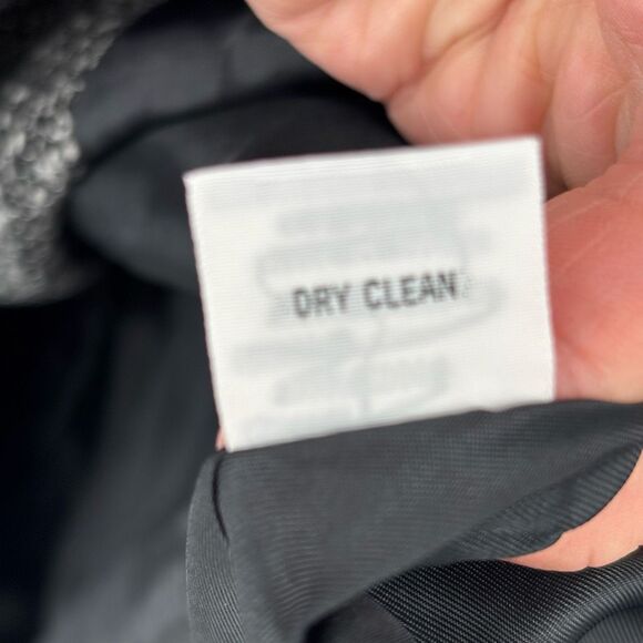 Talbots Women’s Blazer Black White Tweed 100% Wool 2-Button Jacket Size 16P NWT - Picture 9 of 9